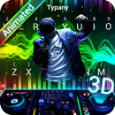 DJ Waves 3D Theme&Emoji Keyboard APK