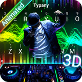 DJ Waves 3D Theme&Emoji Keyboard simgesi