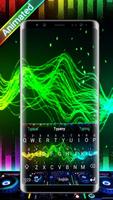 DJ Waves 3D Theme&Emoji Keyboard poster