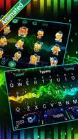 DJ Waves 3D Theme&Emoji Keyboard 스크린샷 2