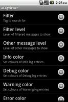 برنامه‌نما aLogViewer عکس از صفحه