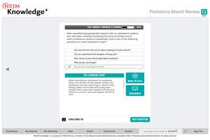 NEJM Knowledge+ PEDS Review capture d'écran 3