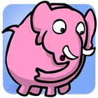 Pink Elephant Game icône