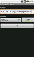 Actions with Notes captura de pantalla 2