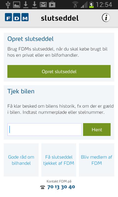 FDM slutseddel for Android - APK Download