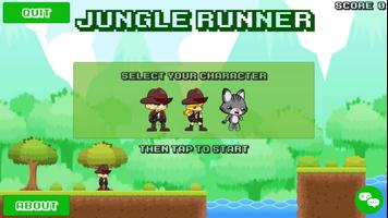 2D Jungle Runner Affiche