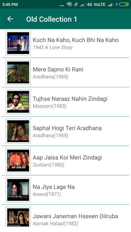 hindi old melody songs download Hindi old melody songs video for android apk download.