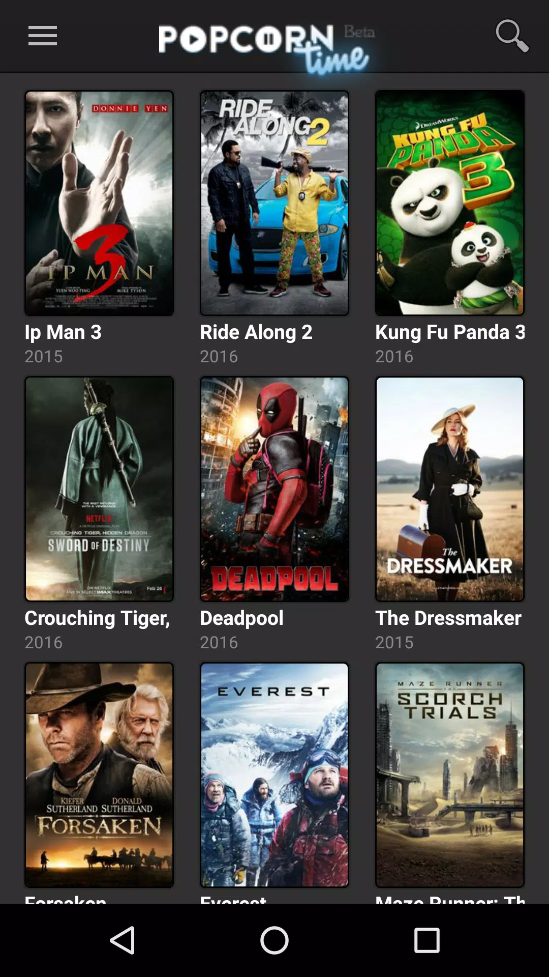 Popcorn Time APK