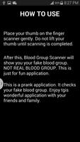 Grupo Sangre Detector Prank captura de pantalla 1