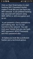 WiFi Password Hacker Prank. Ekran Görüntüsü 2