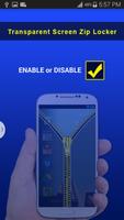 Transparent Zipper Screen Lock ảnh chụp màn hình 1