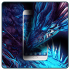 Icona Neon Blue Dragon Theme