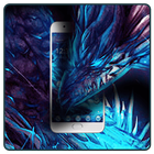 Motyw Neon Blue Dragon ikona