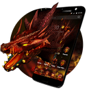 3D Evil Fire Dragon Blood Theme APK