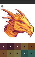 Dragon Coloring Pages, Dragon Color By Number capture d'écran 3