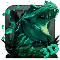 3d World of T-rex dragon theme