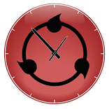 Clock Widget Sharingan