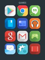Flui icon pack پوسٹر