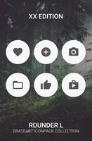 Rounder L - icon pack Affiche