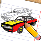How to draw cars icône
