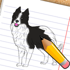 How To Draw Dog أيقونة