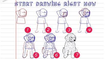 How To Draw Dog تصوير الشاشة 2