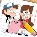 How to draw Gravity Falls APK