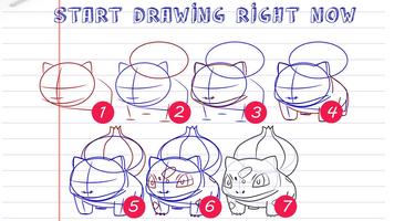 How to Draw Pokemon تصوير الشاشة 3