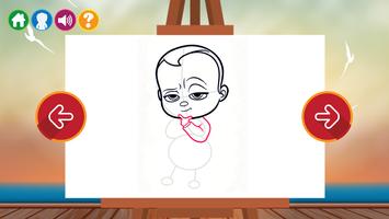 How To Draw The Boss Baby ảnh chụp màn hình 2