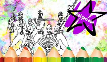 How to Draw Power Rangers Fans скриншот 1