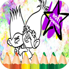How to Draw Trolls Coloring Book Games for Kids biểu tượng