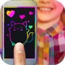 Rainbow Scratch Postcard- Learn to draw cute! APK