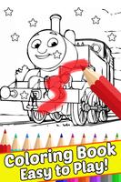 How Draw Coloring for Thomas Train Friends by Fans Ekran Görüntüsü 1