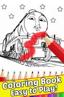 How Draw Coloring for Thomas Train Friends by Fans Ekran Görüntüsü 3