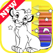 How Draw Coloring for The King Lion by Fans icon