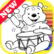 How Draw for Winnie the Coloring Bear Pooh by Fans