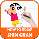 Learn to Draw Anime Shin Chan Step by Step ไอคอน