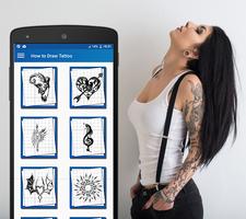 comment dessiner des tatouages étape par étape Affiche