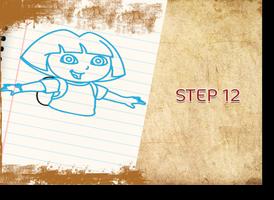 How To Draw Dora اسکرین شاٹ 1