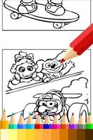 Draw Coloring - Muppet Babies imagem de tela 1