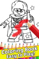How Draw Coloring for Lego Harry Wizards by Fans Affiche