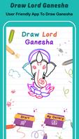 Draw Lord Ganesha Sketch Affiche