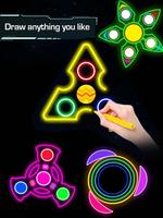 Draw Fidget Spinner HD 截图 1