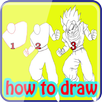 how to draw super saiyan goda APK
