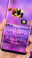 برنامه‌نما Purple Paris Keyboard عکس از صفحه