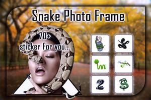Snake photo Editor : Snack Photo Frame capture d'écran 1