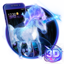 3D Dreamy Unicorn Galaxy Theme APK