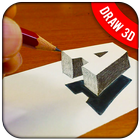 How to Draw 3D آئیکن