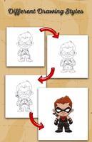How To Draw Cartoon Characters captura de pantalla 1