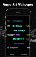 Name Art Live wallpaper imagem de tela 1